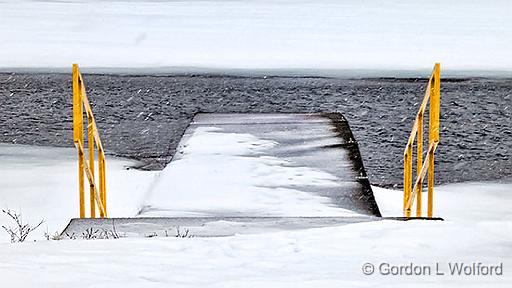 Thawing Dock_01971.jpg - Photographed along the Rideau Canal Waterway at Smiths Falls, Ontario, Canada.